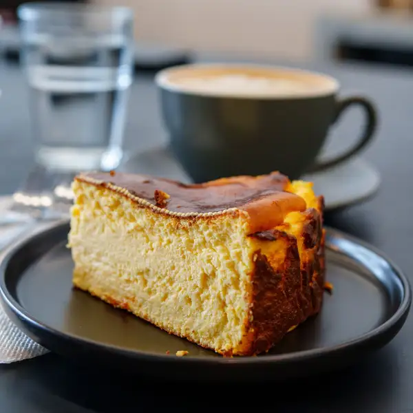 Slice of cheesecake